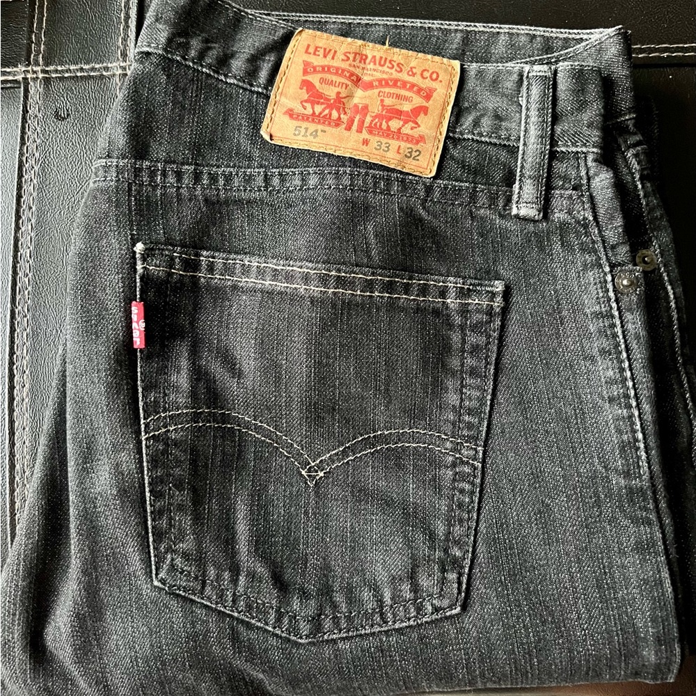 Vintage Levi’s 514 Black Denim Jeans